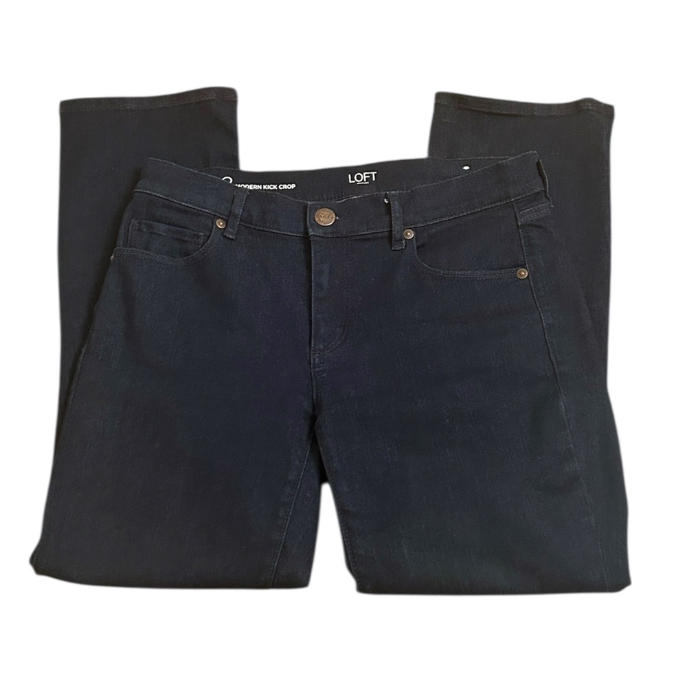 Loft Outlet Modern Kick Crop Cropped Blue Jeans Women’s Size 2
